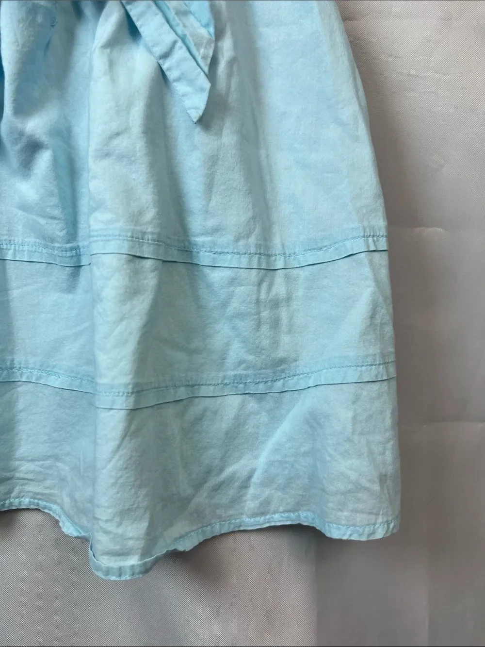 Baby Togs blue smocked embroidered cotton dress size 2T